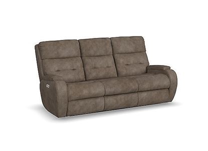 Picture of Strait Power Reclining Sofa with Power Headrests - B3906-62H