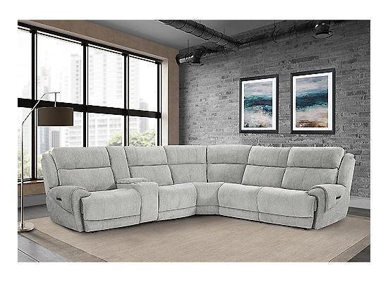 SPENCER - TIDE PEBBLE 6PC SECTIONAL (811LPH, 810P, 850, 840, 860, 811RPH)- MSPE-PACKA(H)-TPE BY PARKER HOUSE