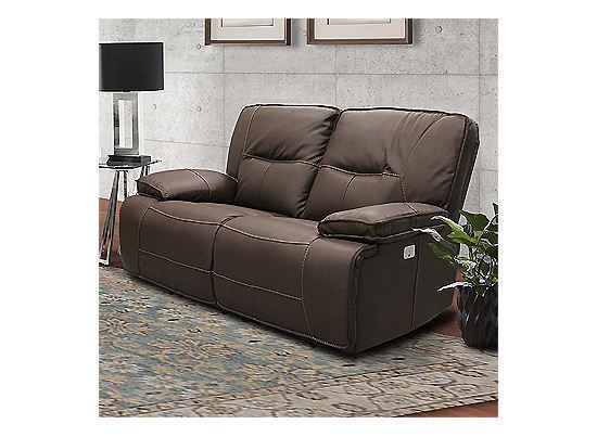 SPARTACUS - CHOCOLATE POWER LOVESEAT - MSPA#822PH-CHO BY PARKER HOUSE