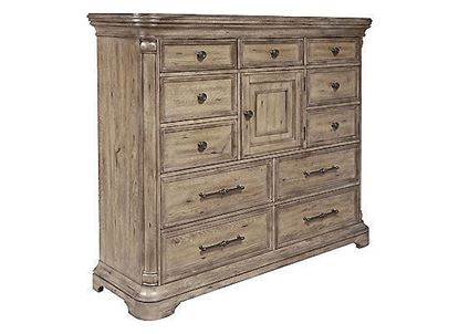 Garrison Cove 11-Drawer Master Chest with a Cabinet Door - P330127 from Pulaski furniture