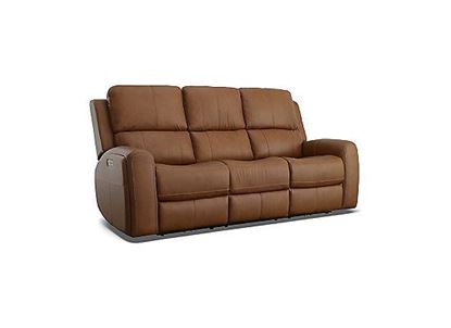 Picture of Linden Power Reclining Sofa with Power Headrests and Lumbar - 1043-62PH
