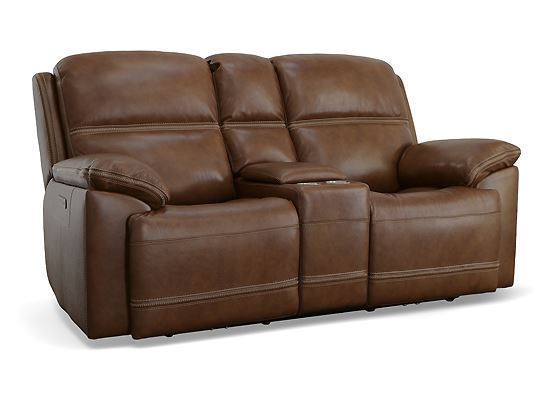 Jackson Power Reclining Loveseat with Console and Power Headrests - 1759-64PH from Flexsteel