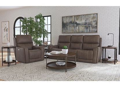 Carter Power Reclining Living Room Suite - 1587LR from Flexsteel