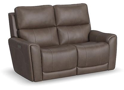 Carter Power Reclining Loveseat with Power Headrests and Lumbar - 1587-60PH from Flexsteel