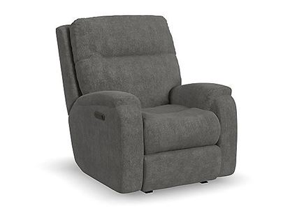 Flexsteel - Penn Fabric Power Rocking Recliner with Power Headrest & Lumbar 2860-51L