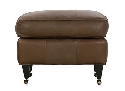 ROWE - Brooke Leather Ottoman -  BROOKE-L-OTTO-RC