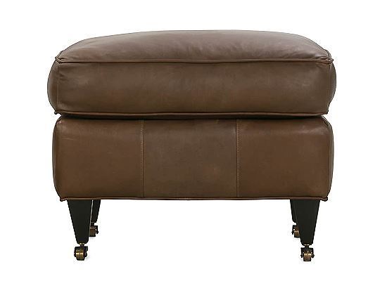 ROWE - Brooke Leather Ottoman -  BROOKE-L-OTTO-RC