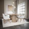 Canadel collection with Modern Rectangular Table with Pecan Washed finish