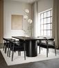 Canadel collection with Modern Rectangular Table with Black finish