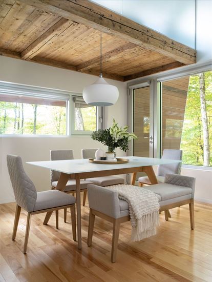 Canadel collection with  Rectangular Glass Table