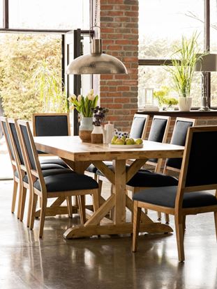 Canadel collection with Rustic Cross Legged Table
