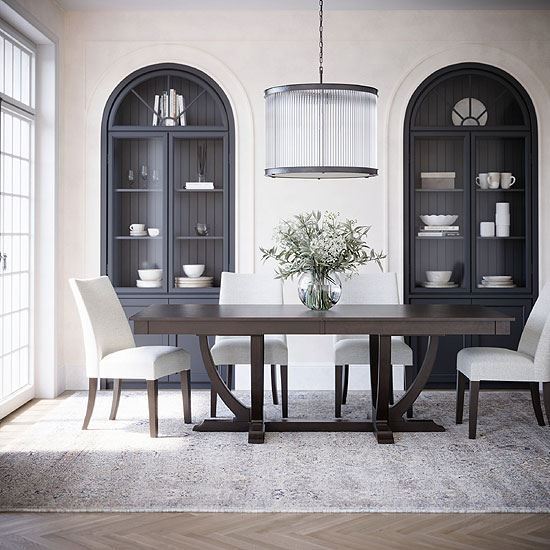 Canadel Collection with Rectangular Dbl Pedestal Ta