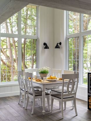 Canadel collection with White Rectangular Leg Table