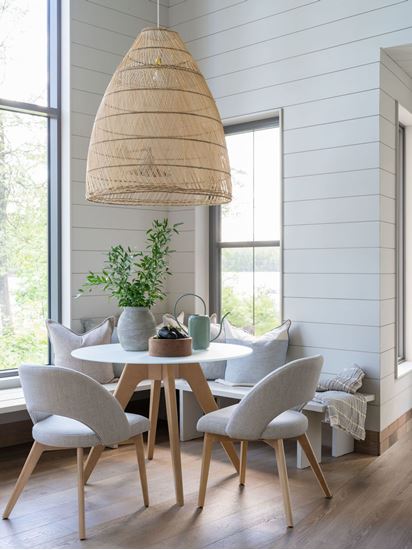 Canadel collection with Round Glass Table